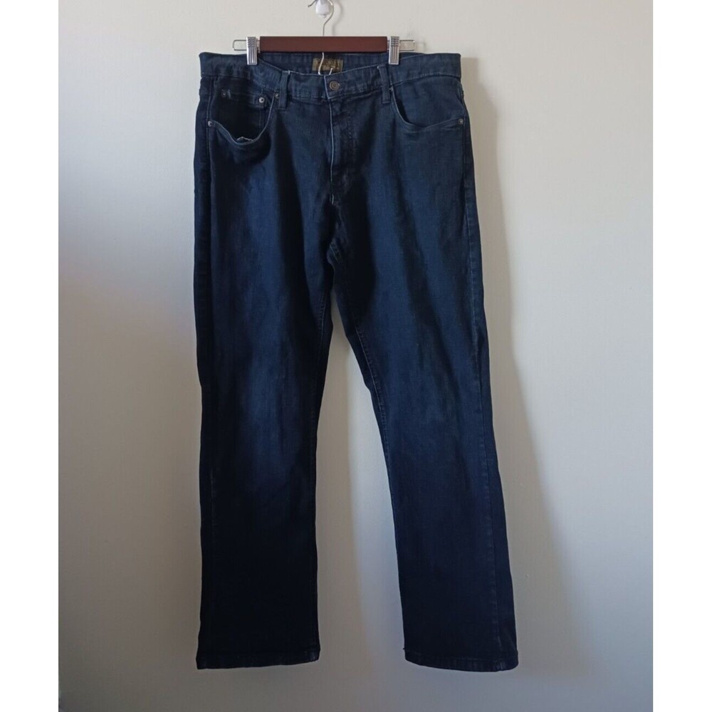 Urban Star Men's Denim Dark Wash Straight Leg Blue Jeans Size 38X32